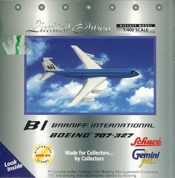 Boeing 707-327 Braniff International N7103 Gemini Jets 3557417 1:400