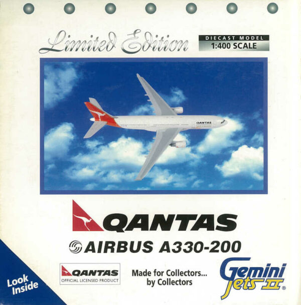 Airbus A330-200 Qantas VH-EBA Gemini Jets GJQFA378 1:400