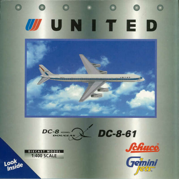 Douglas DC-8-61 United Airlines N8073U Gemini Jets 3557427 1:400