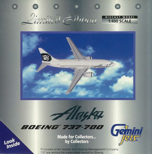 Boeing 737-700 Alaska Airlines N613AS Gemini Jets GJASA381 / 3557482 1:400