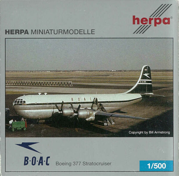 Boeing 377 Stratocruiser BOAC G-ANUB Herpa 506984 1:500