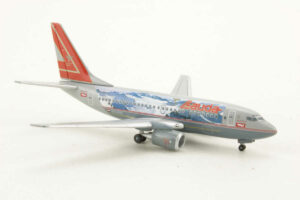 Alternative view of Boeing 737-600 Lauda Air "Tirol" OE-LNM Herpa 561297 1:400