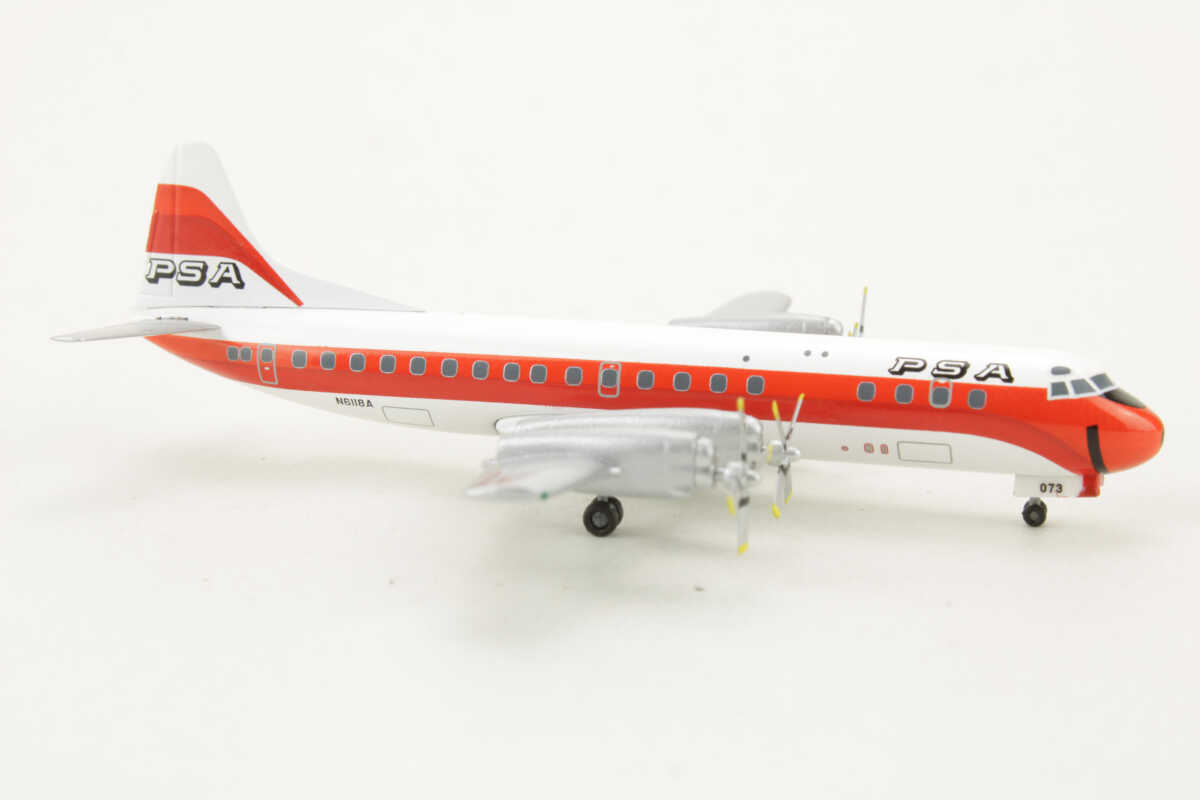 Lockheed L-188 Electra PSA N6118A Herpa 561433 1:400 – Bild 2