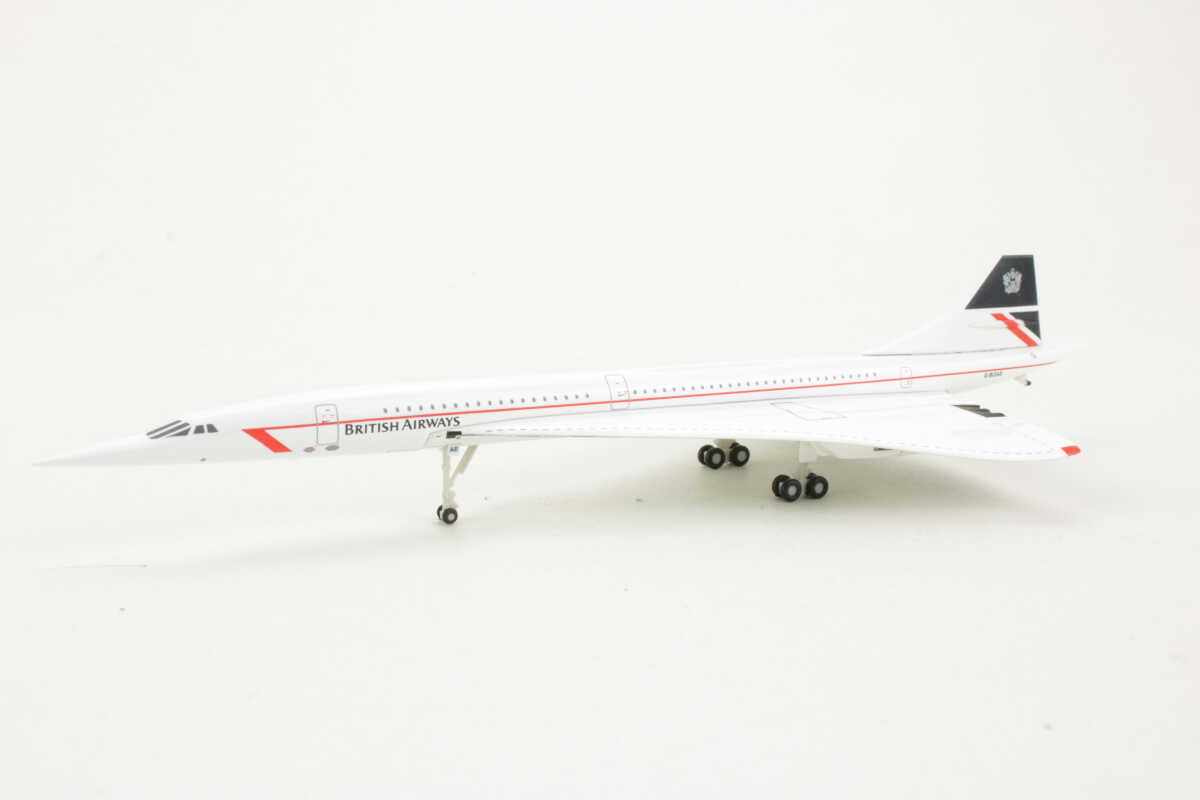 Concorde British Airways G-BOAE Herpa 561808 1:400 – Bild 3