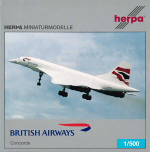 Concorde British Airways G-BOAE Herpa 507035 1:500
