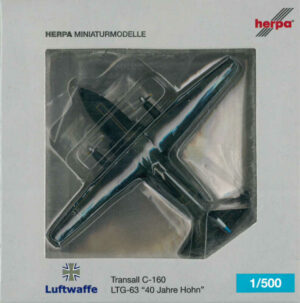 Transall C-160 LTG-63 "40 Jahre Hohn" 51+02 Herpa 515757 1:500