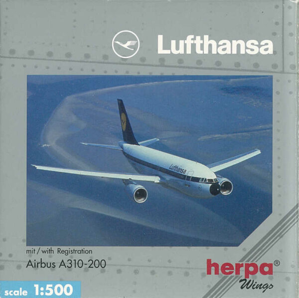 Airbus A310-200 Lufthansa D-AICK Herpa 512589 1:500