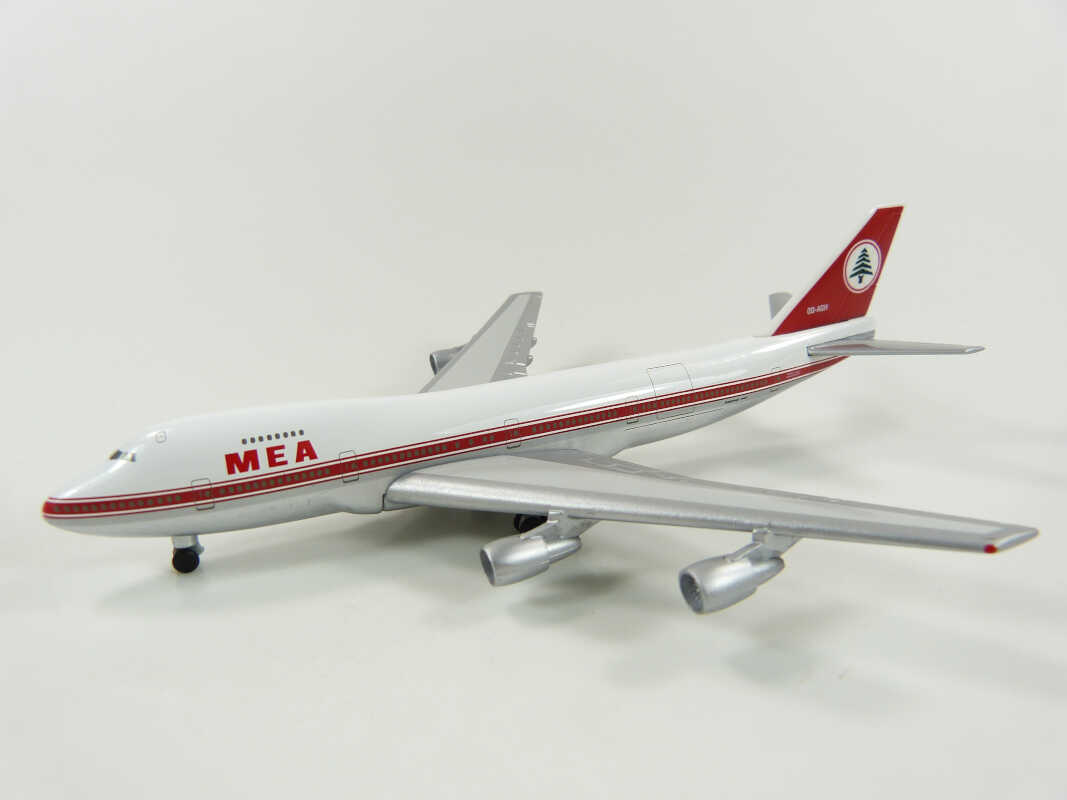 Herpa 502658 MEA Middle East Airlines Boeing 747-2B4B 1:500 Scale OD-AGH 2004 