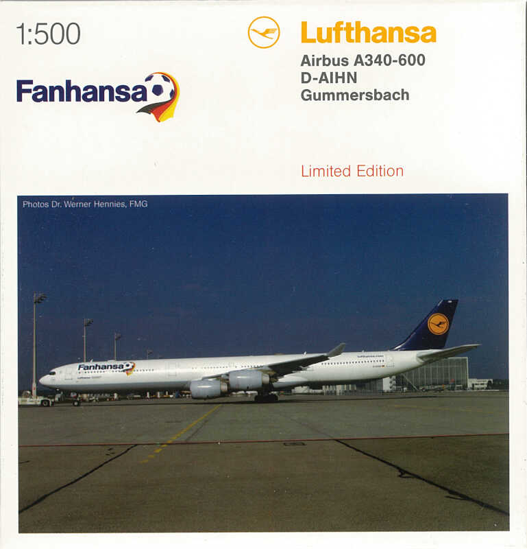 Airbus A340-600 Lufthansa Fanhansa 