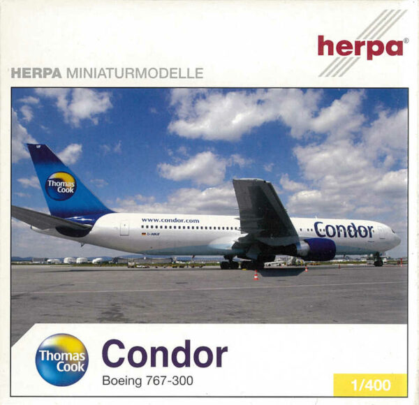 Boeing 767-300 Condor D-ABUB Herpa 561488 1:400