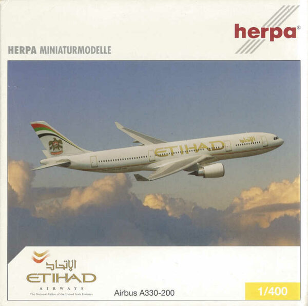 Airbus A330-200 Etihad Airways A6-AUH Herpa 561174 1:400