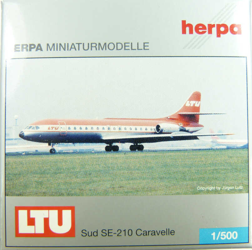 Herpa Wings 1:500 LTU CARAVELLE se-210 D-ABAP #505321 