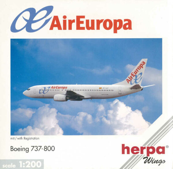 Boeing 737-800 AirEuropa EC-HKQ Herpa 550215 1:200