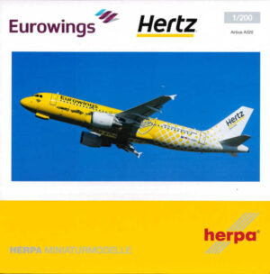 Airbus A320 Eurowings "Hertz 100 years" D-ABDU Herpa 559904 1:200
