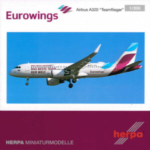 Airbus A320 Eurowings "Teamflieger" D-AIZS Herpa 571838 1:200
