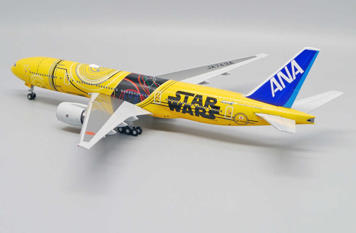 Boeing 777-200ER ANA All Nippon Airlines Star Wars C3PO JA743A JC Wings  EW2772005 1:200