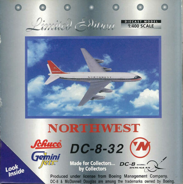 Douglas DC-8-32 Northwest Airlines N804US Gemini Jets GJNWA230A / 3557394 1:400