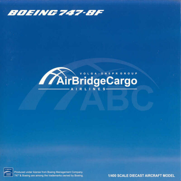 Boeing 747-8F Air Bridge Cargo Airlines VP-BBL JC Wings XX4163 1:400