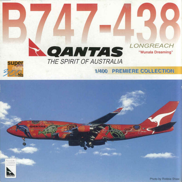 Boeing 747-438ER Qantas "Wunala Dreaming" VH-OJB Dragon Wings 55100 1:400