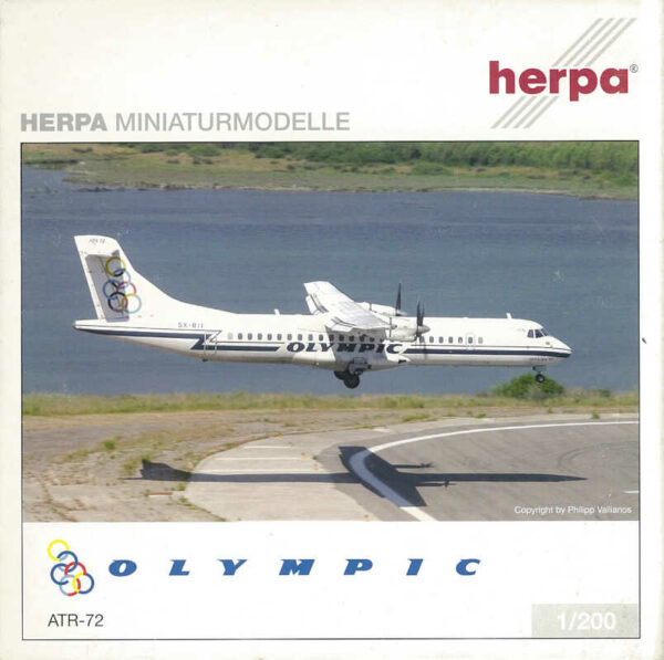 ATR-72-200 Olympic Airways SX-BII Herpa 551700 1:200