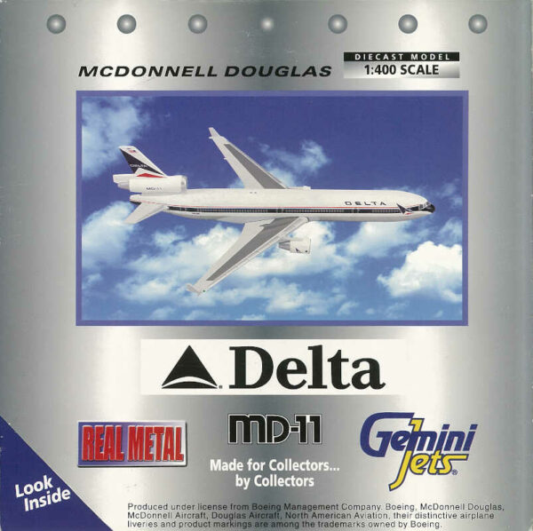 McDonnell Douglas MD-11 Delta Air Lines N804DE Gemini Jets GJDAL167 / 3557391 1:400