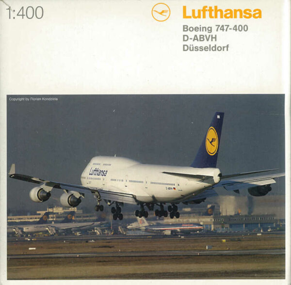 Boeing 747-400 Lufthansa "Düsseldorf" D-ABVH Herpa 560139 1:400