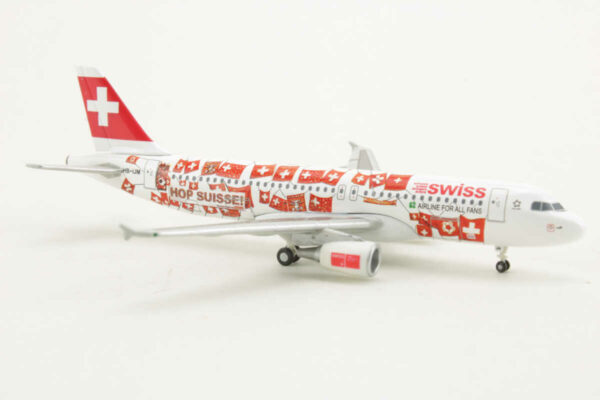 Airbus A320 Swiss International Air Lines "Hop Suisse!" HB-IJM Herpa 562027 1:400 – Bild 2