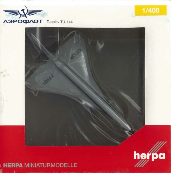 Tupolev TU-144 Aeroflot CCCP-77101 Herpa 562348 1:400