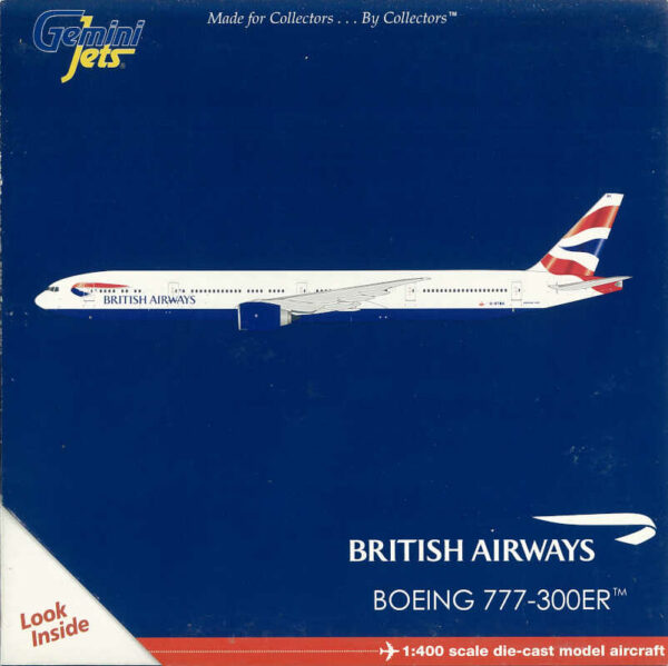 Boeing 777-300ER British Airways G-STBA Gemini Jets GJBAW1237 1:400