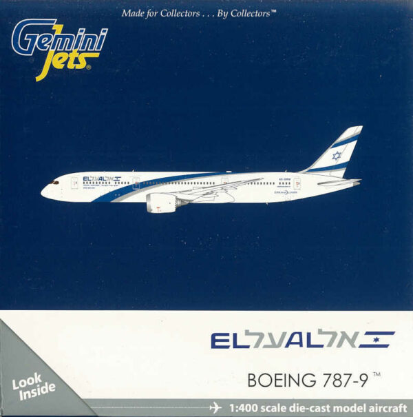 Boeing 787-9 El Al 4X-DRM Gemini Jets GJELY1564 1:400