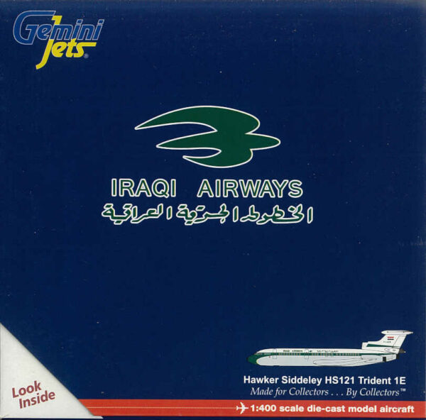 Hawker Siddeley HS121 Trident Iraqi Airways YI-AEC Gemini Jets GJIAW767 1:400