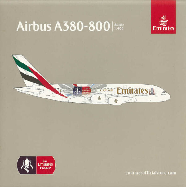 Airbus A380 Emirates "The Emirates Cup" A6-EER Gemini Jets GJUAE1595 1:400