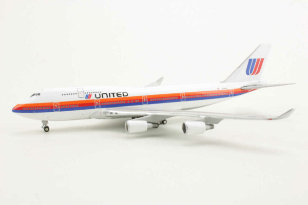 Boeing 747-400 United Airlines "Saul Bass" N184UA Gemini Jets GJUAL004 1:400 – Bild 3