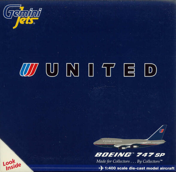 Boeing 747SP United Airlines N145UA Gemini Jets GJUAL440 1:400