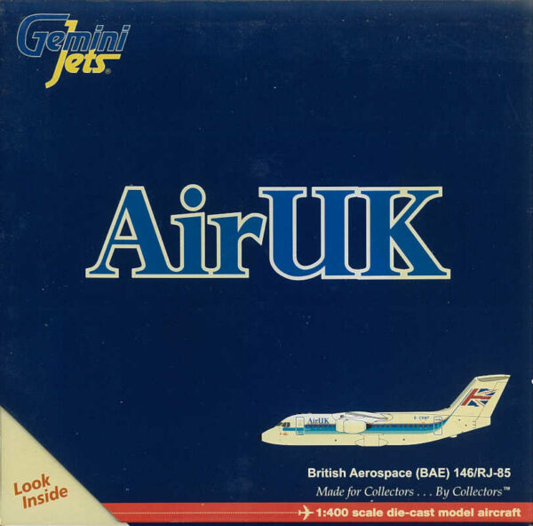 British Aerospace BAE 146/RJ-85 Air UK G-CNMF Herpa 1:400