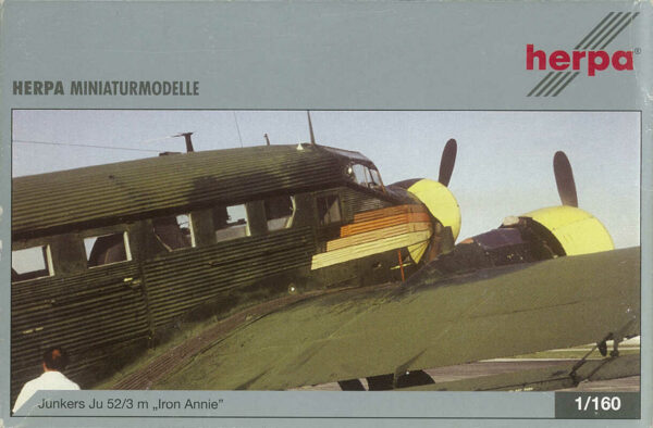 Junkers JU 52/3m "Iron Annie" Herpa 019101 1:160