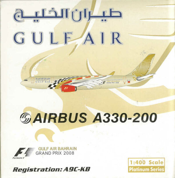 Airbus A330-200 Gulf Air "Grand Prix Bahrain 2008" A9C-KB Phoenix 10236 1:400