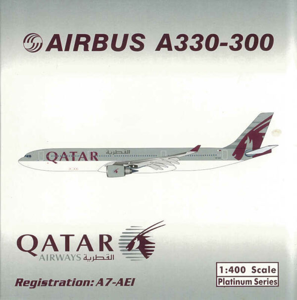 Airbus A330-300 Qatar A7-AEI Phoenix 10406 1:400