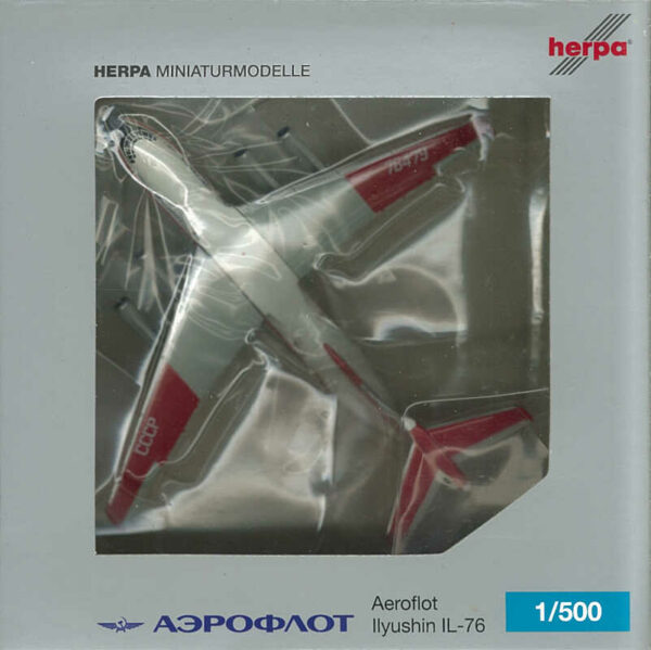 Ilyushin IL-76 Aeroflot CCCP-76479 Herpa 517409 1:500