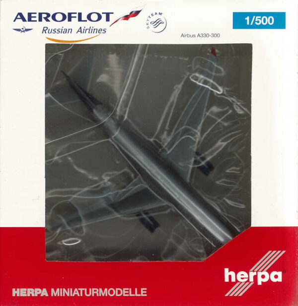 Airbus A330-300 Aeroflot VQ-BMX Herpa 517522-002 1:500