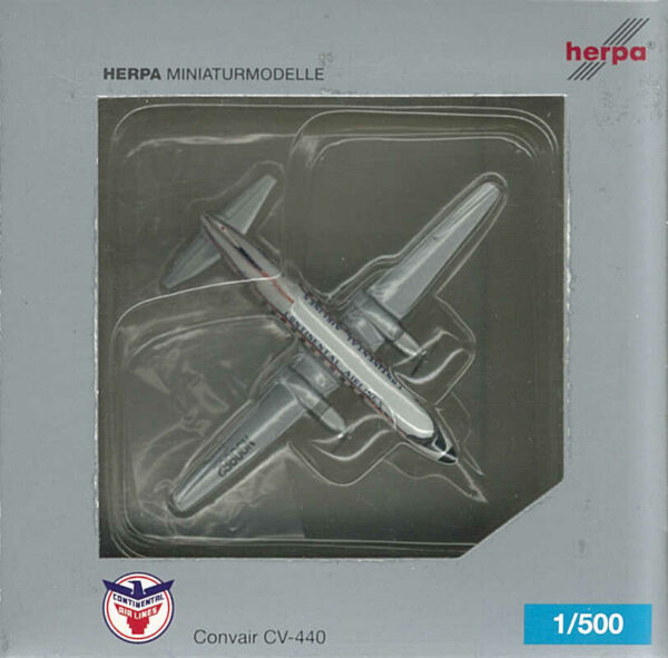 Convair CV-440 Continental Airlines N90862 Herpa 517843 1:500