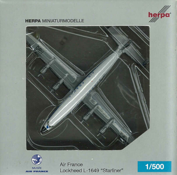 Lockheed L-1649 Air France F-BHBQ Herpa 518765 1:500