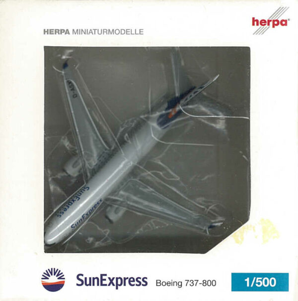 Boeing 737-800 Sun Express D-ASXF Herpa 519090-001 1:500