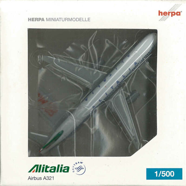 Airbus A321 Alitalia Retrojet EI-IXI Herpa 523288 1:500