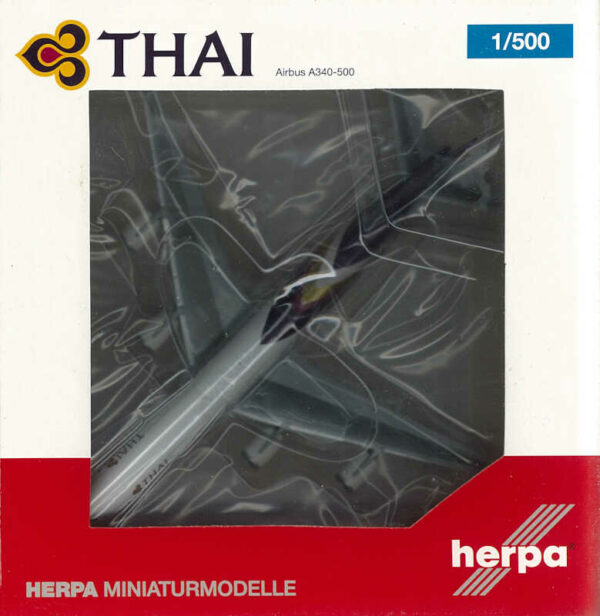 Airbus A340-500 Thai Airways HS-TLD Herpa 524124 1:500