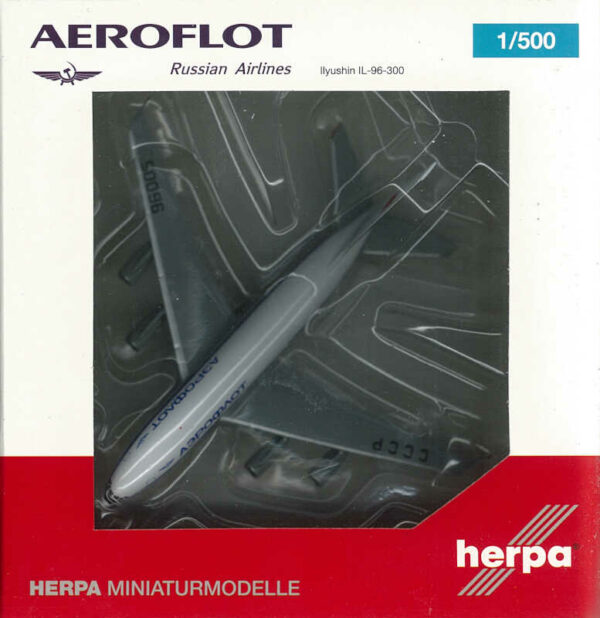 Ilyushin IL-96-300 Aeroflot CCCP-96005 Herpa 524223 1:500