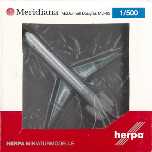 McDonnell Douglas MD-82 Meridiana Fly I-SMEL Herpa 524308 1:500