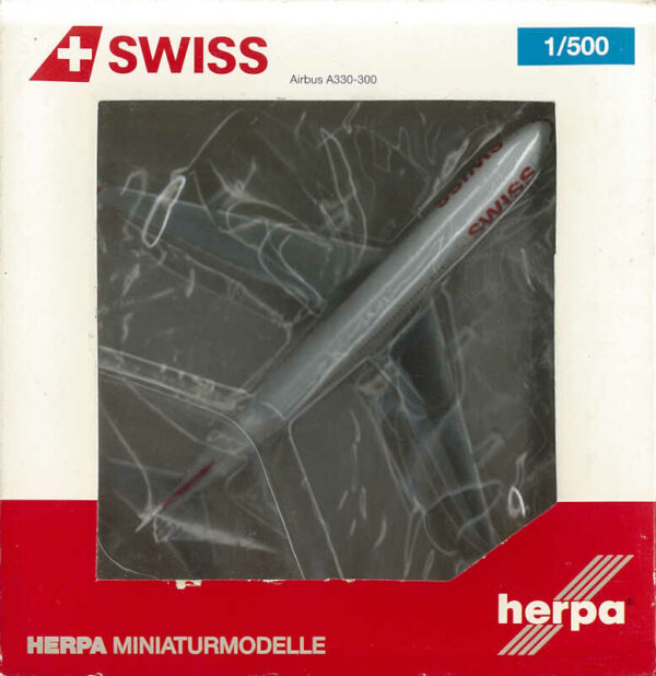 Airbus A340-300 Swiss International HB-JMK Herpa 524971 1:500