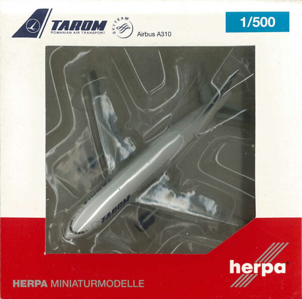 Airbus A310 Tarom YR-LCA Herpa 526715 1:500