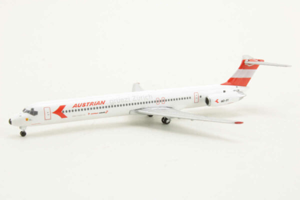 McDonnell Douglas MD-81 Austrian Airlines "Grüezi Zürich" OE-LDV Herpa 526951 1:500 – Bild 3